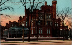 Vtg 1910s Mrs Potter Palmers House Lake Shore Drive Chicago Illinois IL Postcard