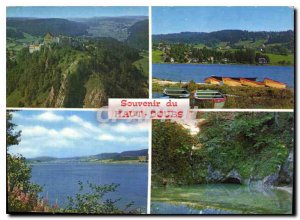 Postcard Modern Franche Comte picturesque Chateau de Joux Lac St Point