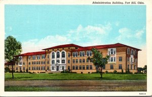 Oklahoma Fort Sill Administration Building Curteich