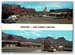 Sedona Arizona Postcard Red Rock Country Oak Creek Canyon c1960 Vintage Antique