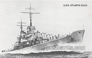 USS Atlanta CL51 Sukn WWII Unused 