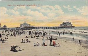 New Jersey Atlantic City Heinz Pier And Beach
