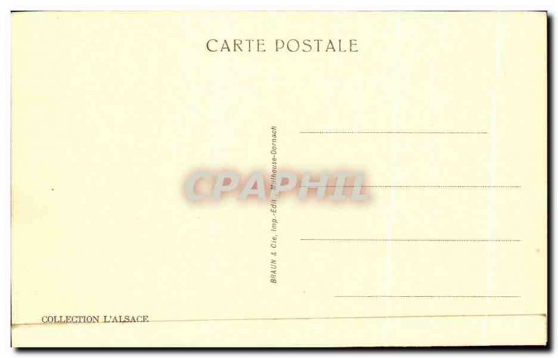 Old Postcard The Ruin From Landsberg Barr