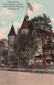 Postcard International Correspondence School Administration Bldg Scranton PA