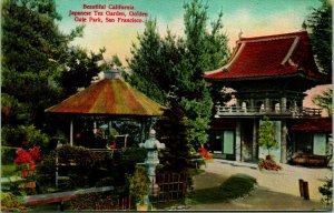 Vtg 1910s PNC Postcard Beautiful California Japanese Tea Garden Golden Gate Park