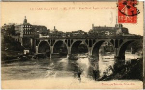CPA Albi Pont Neuf, Lycee et Cathedrale FRANCE (1016197)