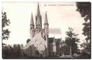 Old Postcard Le Faouet La Chapelle Saint Fiacre