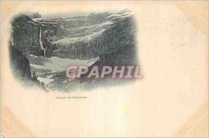 Old Postcard Gavarnie (map 1900)