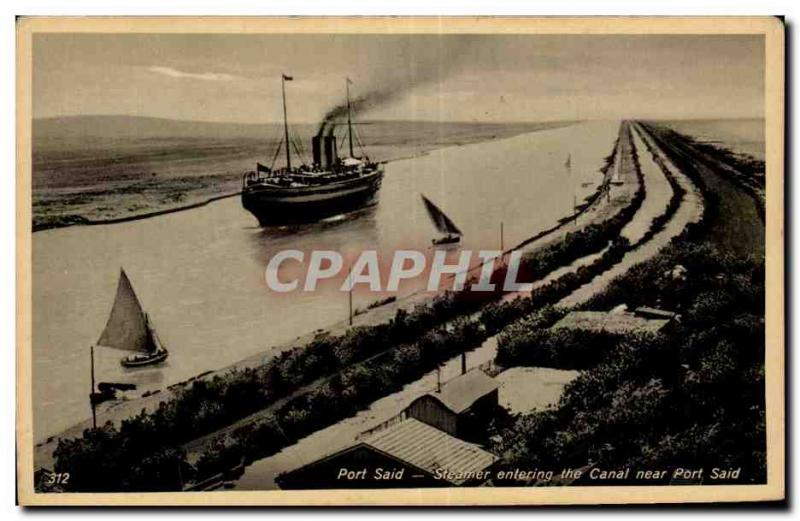 Africa - Africa - Egypt - Egypt - Port Said - Steamer enteri