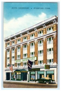 Hotel Davenport Stamford CT Connecticut Postcard (AH11)