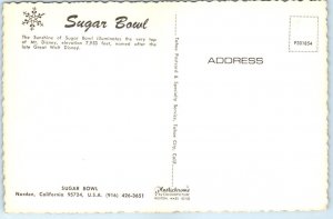 Postcard - The Sunshine of Sugar Bowl - Norden, California