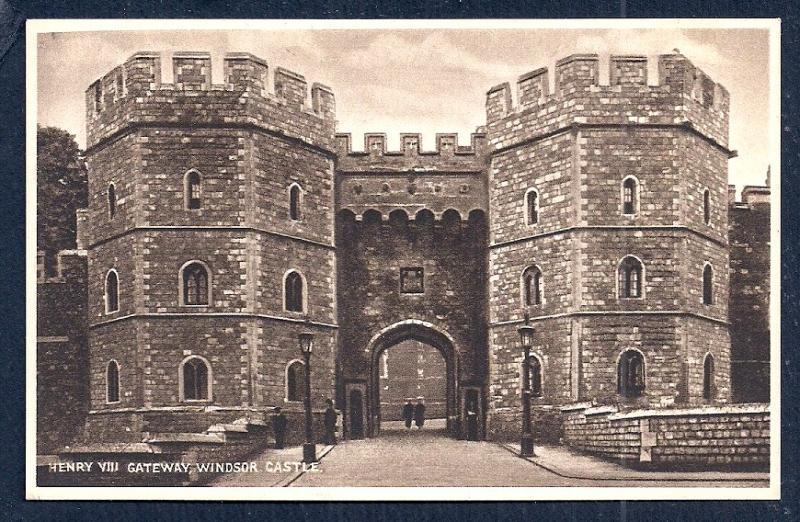 Henry VIII Gateway Windsor England unused c1920's