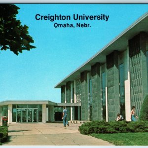 c1970s Omaha, Neb Alumni Memorial Library Creighton University School NE PC A236