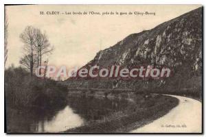 Postcard Old Orne Clecy the edges near the station Bourg Clecy