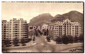 Old Postcard Grenoble Place Gustave Rivet Boulevard Gambetta deep Neron and R...