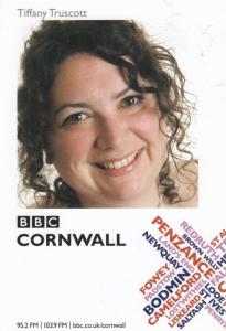 Tiffany Truscott BBC Radio Cornwall DJ Disc Jockey Cast Card Photo