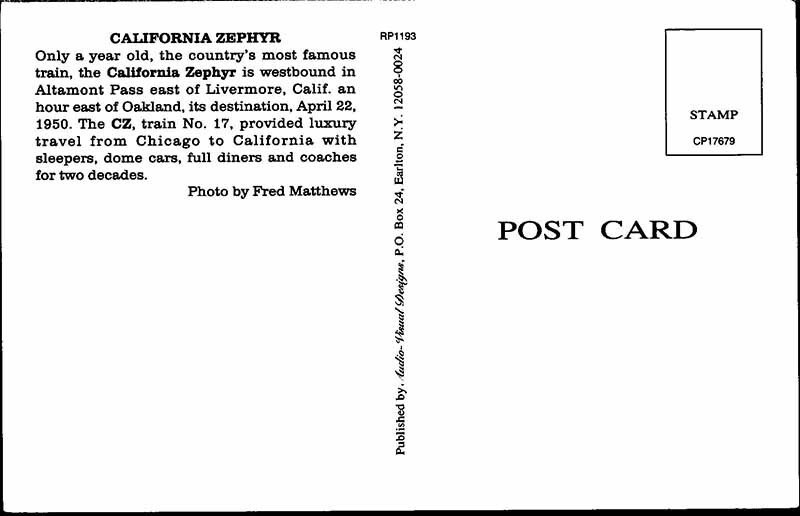 Postcard TRAIN SCENE Chicago Illinois IL AK8399