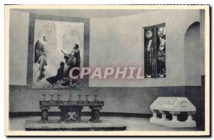 Old Postcard Exhibition 1935 Brussels Palace of Life A Catholic chapels of St...