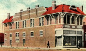 Moses Block Great Bend Kansas Vintage Standard View Postcard