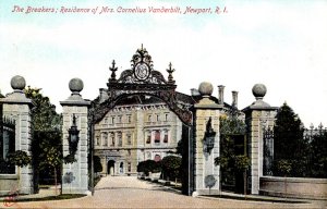 Rhode Island Newport The Breakers Residence Of Mrs Cornelius Vanderbilt