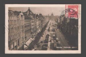 087609 Czechia Praha Vaclavske namesti Vintage RPPC