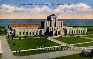 Water Purification Plant - MIlwaukee, Wisconsin WI Postcard