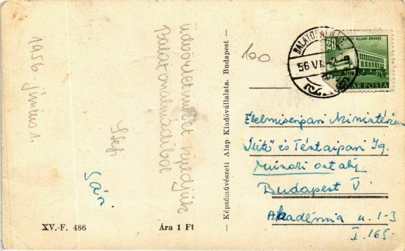 CPA Balatonalmadi- souvenir HUNGARY (839268)