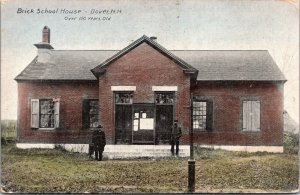 Postcard Brick School House in Dover, New Hampshire~137790