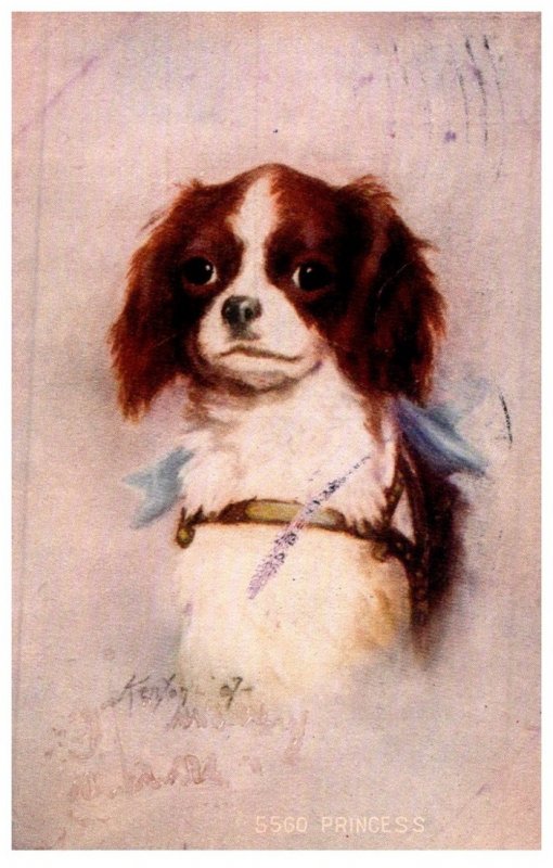 Dog ,   Princess artist signed Kenyon-07