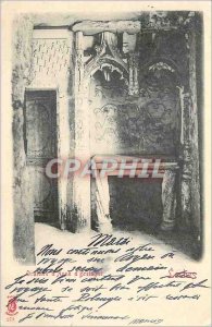 Postcard Old Oratory of Anne of Brittany Loches (map 1900)