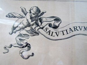 1682 MAP of SALUZZO ITALY by G. BOETTO Salvtiarum Civitas vulgo Saluzzo antique 