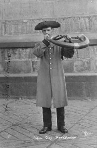 Hornblower Ripon City Yorkshire England UK Real Photo postcard