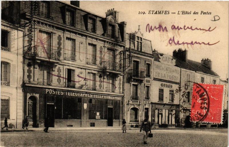 CPA ÉTAMPES - L'Hotel des Postes (488697)