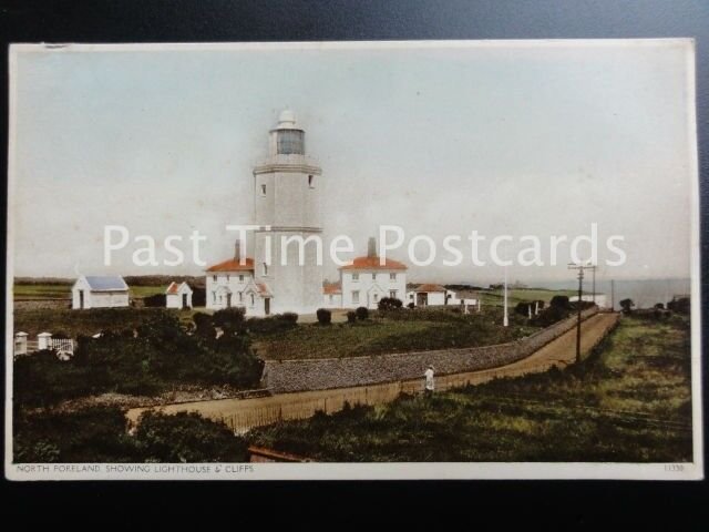 Early PC - NORTH FORELAND showing Lighthouse & Cliffs