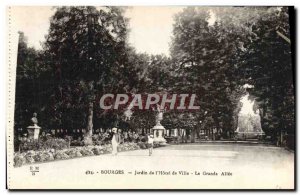 Old Postcard Bourges Garden of L & # 39Hotel of Ville-la-Grand Allee