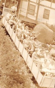 RPPC MT. MANITOU COLORADO CALIFORNIA BLACK AMERICANA REAL PHOTO POSTCARD 1954