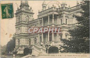 Postcard Old Ferrieres en Brie (s and m) the great steps of the castle