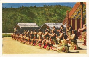 PC NEW ZEALAND, POI WAKA, ROTORUA, Vintage Postcard (B41434)