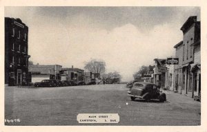 Canistota South Dakota Main Street Vintage Postcard JI658469