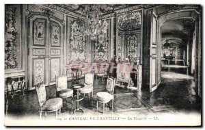 Old Postcard Chateau De Chantilly The monkey