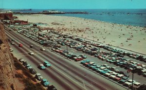 Vintage Postcard Beautiful Sandy Beaches Beach Resort Santa Monica California CA