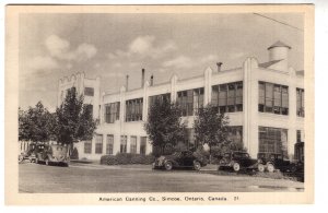 American Canning Co Factory,  Simcoe, Ontario, Used 1939