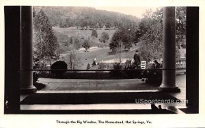 Through the Big Window - Hot Springs, Virginia