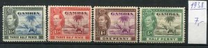 265269 GAMBIA 1938 year stamps elephants