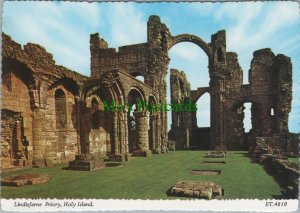 Northumberland Postcard - Lindisfarne Priory, Holy Island   RR10394