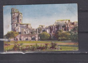 INDIA, LUCKNOW, THE RESIDENCE, 1905 Oilette ppc., to Australia.