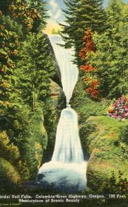 OR - Bridal Veil Falls. Columbia River Highway