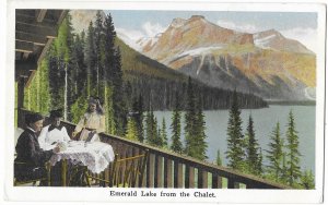 Emerald Lake from the Chalet British Columbia Canada 1916