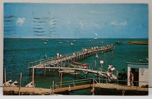 Wildwood by the Sea Dad's Fishing Pier 1962 Postcard D6