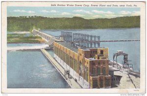 Safe Harbor Water Power Corp. Power Plant and Dam, York, Pennsylvania, PU-1943